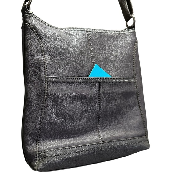 The Sak Gray Crossbody Leather Bag - Picture 6 of 14